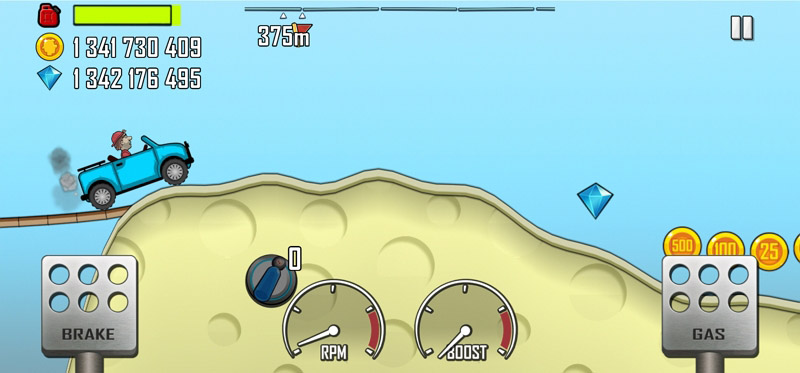 Hill Climb Racing Mod (Unlimited Money, Diamonds & Fuel) 1