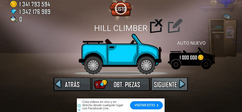 Hill Climb Racing Mod (Unlimited Money, Diamonds & Fuel) 3