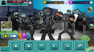 Anger of Stick 5: Zombie Mod (Unlimited Money, Gems & All Levels Unlocked) 3